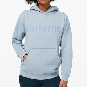 *SOLD* NWOT Lululemon All Yours Graphic Hoodie Sweatshirt Chambray Blue Linen